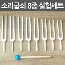 U자형 쇠막대 소리굽쇠 주파수진동 8종세트 소리기구 U자모양