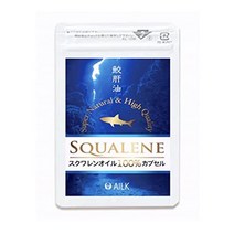 kumiJP 무첨가 스쿠알렌 천연 AILK(아일크) 시험 2주일~1개월분 비타민 D 상어 간유 100% 고순도 비, One size, 1세트