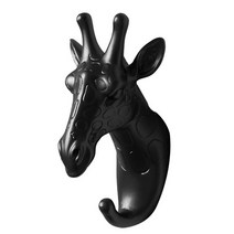 벽걸이 후크 빈티지 사슴 머리 뿔 옷걸이 모자 스카프 열쇠 사슴 뿔 행거 랙 벽 장식, K