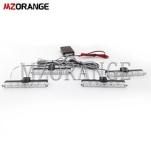 4x6leds 스트로보 스코프 fso 손전등 경찰 조명 스트로브 조명 led 비상 소방관 경고 성 노출증 그릴 자동차 트럭 구급차, 빨간색, 1 세트 4 주도