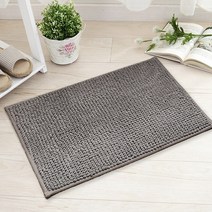 로지 뽀송뽀송 모던 주방 욕실 발매트 3p 60 x 40 cm, 그레이