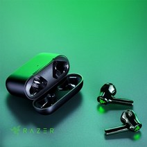 Razer-해머헤드 트루 X 무선 게임용 이어 버드 블루투스 5.2 TWS 블랙 스마트 터치 스포츠 헤드폰, Black