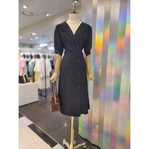 ab.f.z@ 브이넥 더블 단추 원피스 AEX2HO41F