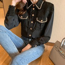 어썸풀 폴데이즈 긴팔 블라우스