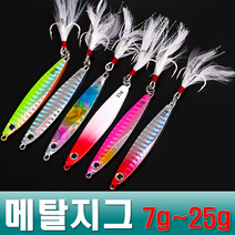 YF 예피싱 7g 10g 12g 14g 17g 21g 25g 메탈 지그 송어 빙어 삼치 산천어 농어 루어낚시 미끼, 메탈 파랑