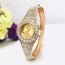 여성 보석시계 뱅글 큐빅 팔찌시계 나들이 중년 선물용 시계