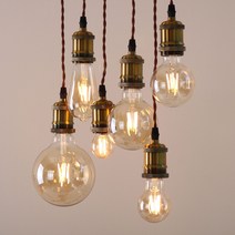 빛나라닷컴 LED에디슨전구 플리커프리 디밍전구 4W 7W 빈티지 엔틱 전구 인테리어 조명, B01-LED 디밍 에디슨 G45 4W