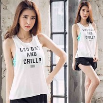리더스 리더스 여자 데일리 3컬러 영문프린팅 트레이닝복 나시 (5720680)