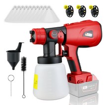 전기 스프레이건 후끼 무선 스프레이 건 휴대용 페인트 분무기 자동 가구 코 전동스프레이건, 1.No Battery