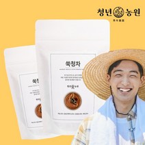 청년농원 저온가공 쑥청차 삼각티백, 1g, 50개입, 2개