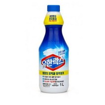 유한락스 얼룩제거 흰옷 표백제 황변방지 1L, 4개