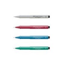 파버카스텔 에코피그먼트 라이너 펜 4색 낱색 0.05mm-0.8m, 1개, 블랙 0.4
