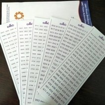 수놓기 자수놓기 oneroom dmc 새 스티커 with color number of, 하얀