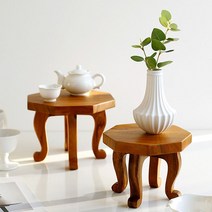 인테리어 원목 팔각 전통 호족반 찻상 돌잔치 상