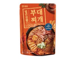 샘표 얼큰진한 부대찌개 육수, 400g, 20개
