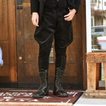 바지 남성 승마 팬츠 캐주얼 의류 스포츠 남자 남성용, M 검은색