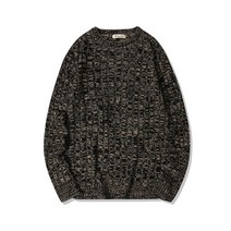 (스나이퍼샵)케이블 꽈배기 라운드 니트