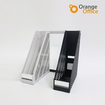 오렌지오피스 PP 브릿지 파일박스 파일꽂이 확장형, 옐로우, 1개