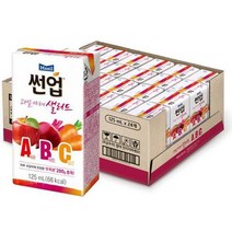 매일유업 썬업 과일야채 샐러드 ABC 주스, 125ml × 24개