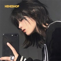 남자장발가발 울프컷가발 통가발 패션가발 군인가발Hiuha 증정, X ONE SIZE