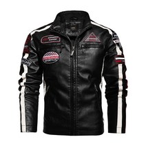 카멜롯 남성 오토바이 라이더 자켓 KH188, 4XL, 블랙