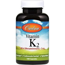 칼슨랩스 비타민 K2 5mg 캡슐, 180개입, 1개