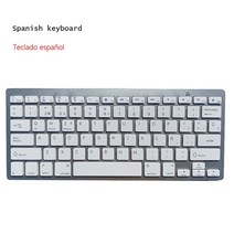맥용키보드 호환 슬림 블루투스 무선 키보드 78 키 태블릿 전화 ipad 노트북 macbook compatible windows android ios mac os, 한국어 키보드