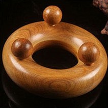 목소장 물소뿔 괄사 마사지 도구 경락, 1개, A01)장미목 달팽이