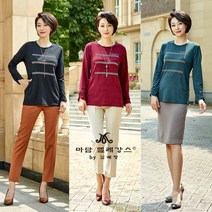 마담엘레강스 [마담엘레강스] 재키 라인 핫픽스 블라우스 K194BL01