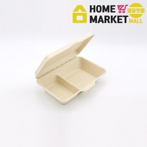 꼬지 천연펄프 크라프트(도시락) B-002 50개x10봉 사각포장용기 주먹밥포장지