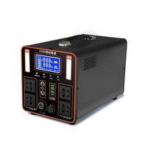 캠핑용 대용량 파워뱅크 인버터 차박 고속충전 저소음 낚시 비상 발전기 멀티 인산철 휴대용, ., 680W  200만 밀리암페어