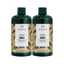 더 바디샵 진저 스캘프 샴푸 400ML, 2개