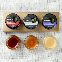 [5대 명품꿀] 베레스토브 허니 3종 세트 (30g x 3ea) 허니 위드 프로폴리스 차가 MAX(녹용 로열젤리) - 알타이꿀 바시키리야 꿀