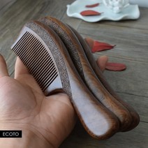 흑금단 나무 빗_두피 마사지 핸드메이드 브러쉬 20-4, 흑금단 20_4 굵은 빗