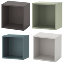 이케아 큐브형 벽선반 EKET 에케트 벽선반유닛 페일핑크 35x25x35 cm