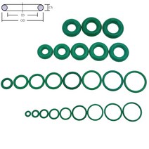 CS 4mm OD13-100mm 녹색 FKM 불소 고무 O 링 오일 씰링 가스켓, 32 44mm x 4mm 3pcs_01 4mm