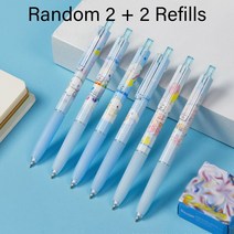 만화 기계 연필 리필 세트 애니메이션 0.5MM 학생 귀여운 오피스 문구 용품 학교, [16] Random 2