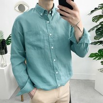 모룸 린넨 버튼다운 포켓셔츠 5컬러