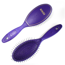 리케이 핀브러쉬 소프트타입 핑크 강아지미용용품, 하드타입 퍼플, 1개