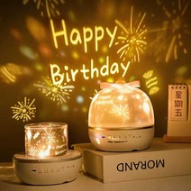 오로라 무드등 은하수 별천지 생일파티 야간조명, 판타지블루투스리모컨+일반포장+램프15
