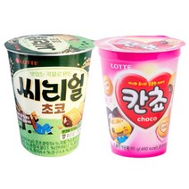 롯데 칸쵸컵 88g 1개 + 씨리얼 초코컵 89g 1개 (합2개), 상세페이지 참조