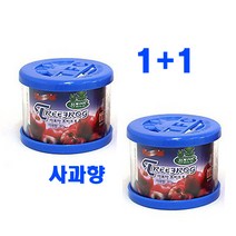 청개구리 트리프로고 방항제 사과향 1 +1 자동차방향제 차량용방향제