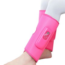 공기압다리마사지기 무선 공기압의 3단 온찜질 조절이 가능한 종아리 마사지기, 핑크색, 기압 진동 가열