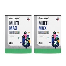 멀티맥스 오메가3 멀티 종합 비타민BCD 미네랄 루테인 하루 한알 60캡슐 2개