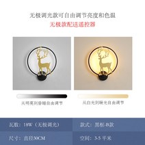 [KangRong해외구매대행] 모던 미니멀 벽등 침실 침대등 북유럽 웨딩 사슴 거실 복도, 16. 블랙 프레임 -B 타입-【무, 단일옵션
