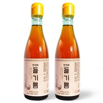 시장쏙 전연화 들기름 300ml, 2개입