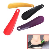 1PCS 플라스틱 색상 구h 주걱 구두 도우미 롱 손잡이 신발 기중 장치