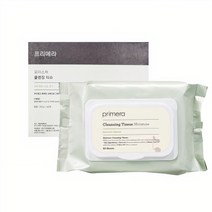 프리메라 클렌징 티슈 60매 얼굴각질 피지 메이크업제거 화장리무버 딥클렌징, 1개