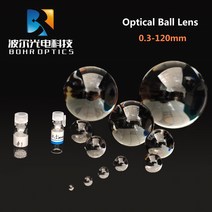 0.5-7mm 볼 렌즈 H-K9L 광학 유리 고정밀 led co2 레이저 센서 광섬유 내시경 대물, 09 2.1mm