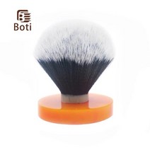 구렛나루 수염 boti 브러시 턱시도 합성 머리 매듭 얇은 머리 전구 유형 면도 브러시 남성용 매일 청소 수염 도구 수염 관리 키트, 30mm
